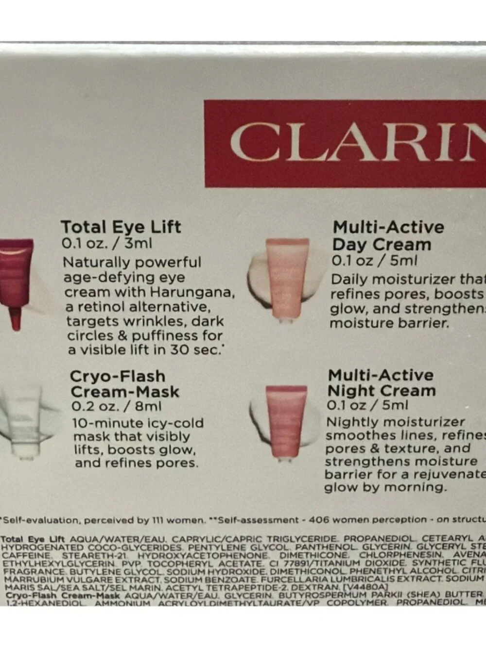 Clarins Lift & Glow Set New and Unopene